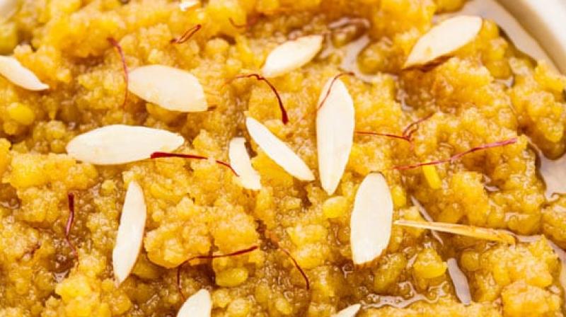 Besan ka halwa