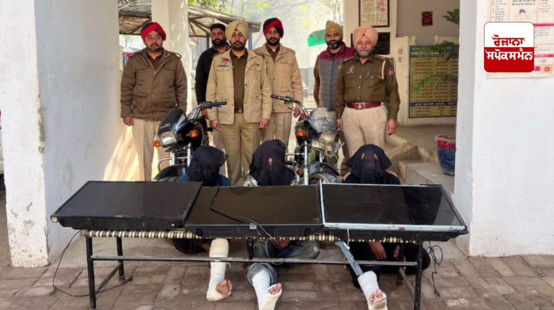 ਪੁਲਿਸ ਵਲੋਂ ਫੜੇ ਗਏ ਮੁਲਜ਼ਮ 