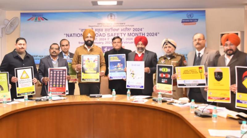 LALJIT SINGH BHULLAR KICK STARTS ROAD SAFETY MONTH News in punjabi 
