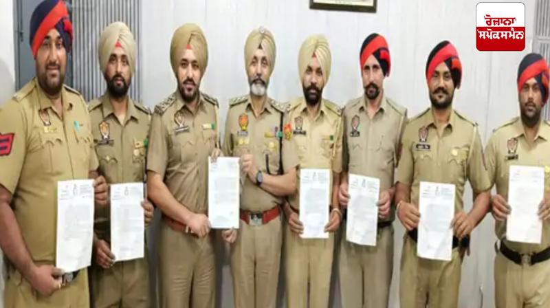 Madhya Pradesh Police honours 9 Punjab Police personnel from Jalandhar