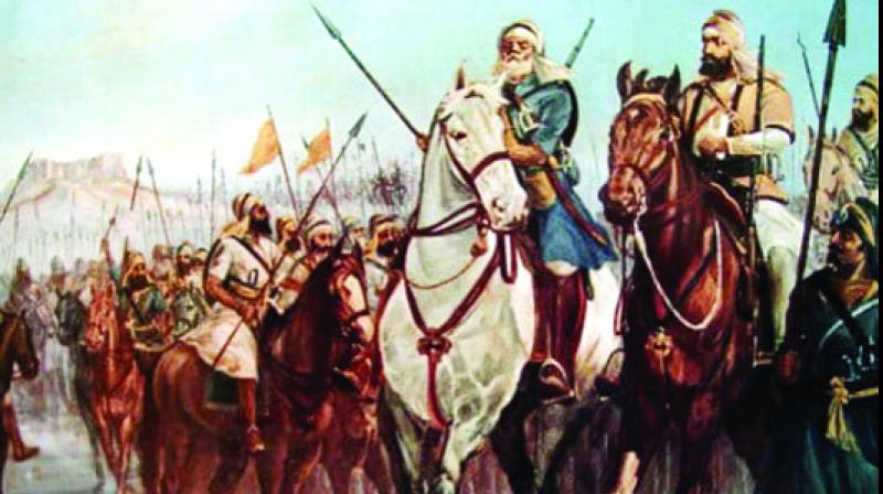 Article: After Abdali's return to Kabul, the Sikh chieftains occupied the territories of Punjab