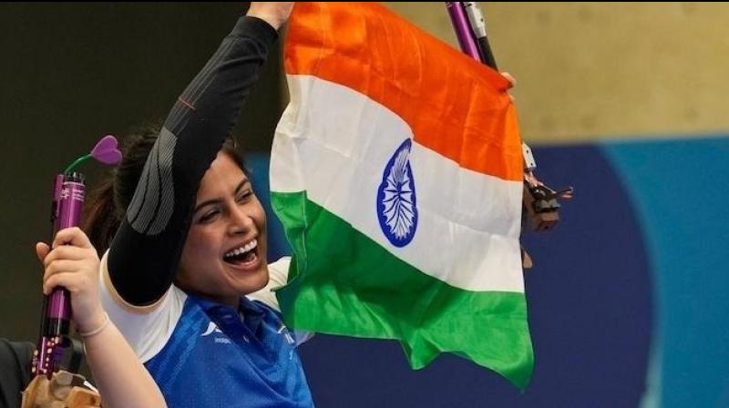 Double Olympic medalist Manu Bhakar will be India's flag bearer at the closing ceremony Paris Olympics 2024 