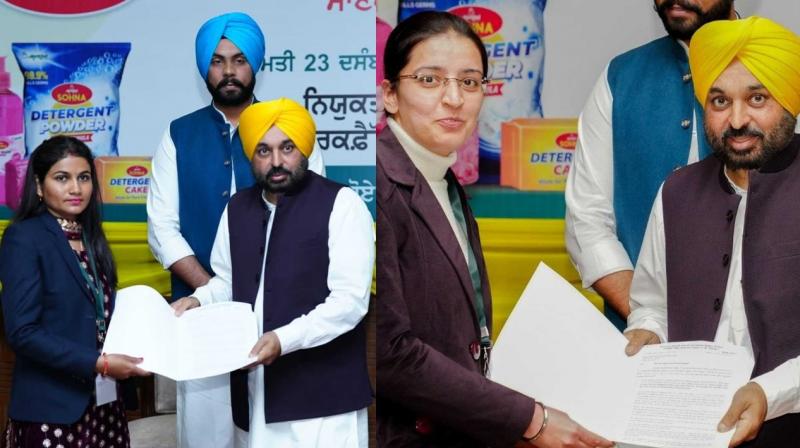 CM Bhagwant Mann gave appointment letters to newly appointed employees of Markfed