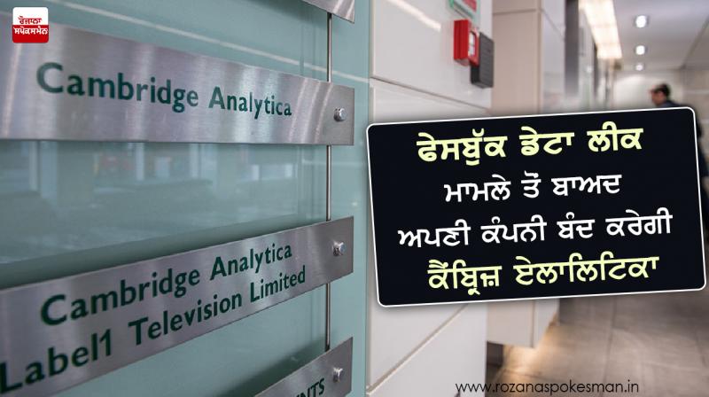 cambridge analytica is shutting down its firm