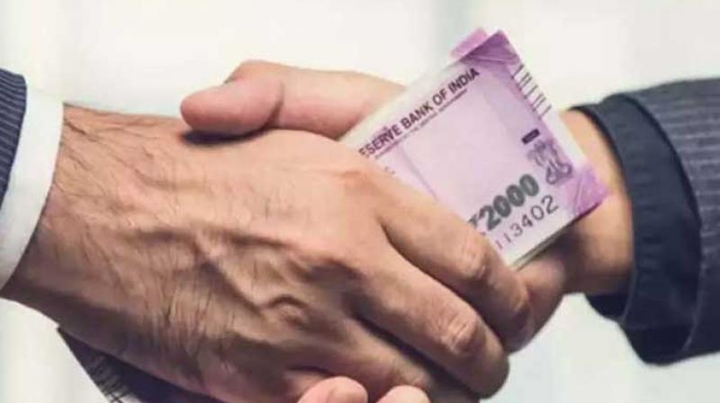 Vigilance nabs revenue Patwari, private person for taking bribe Rs. 5,000