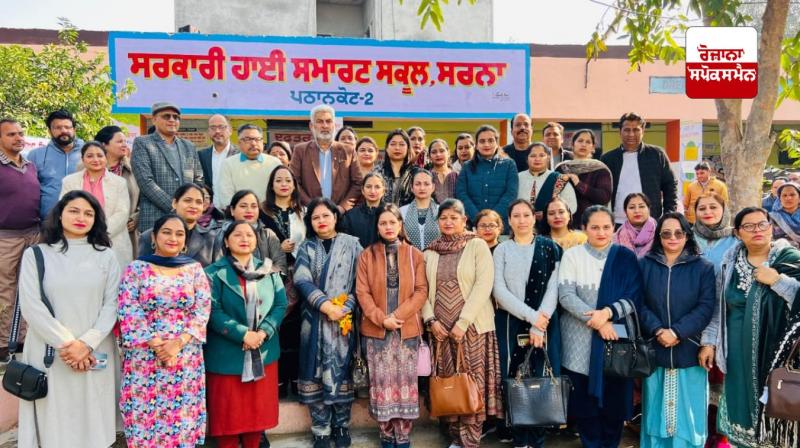 ਕੈਬਨਿਟ ਮੰਤਰੀ ਵੱਲੋਂ ਸਰਨਾ ਅਤੇ ਮਲਿਕਪੁਰ ਦੇ ਸਰਕਾਰੀ ਸਕੂਲਾਂ ਵਿੱਚ ਮੈਗਾ ਪੀ.ਟੀ.ਐਮ ਦੌਰਾਨ ਸ਼ਿਰਕਤ