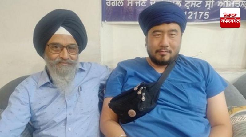 A Chinese man became a Sikh News in punjabi 