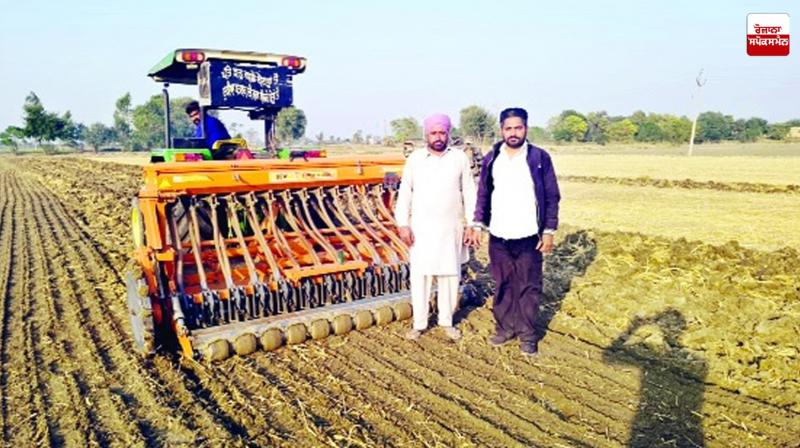 Farmer Stubble Management Village Matti, Mansa News