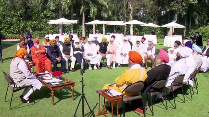  Before the elections, PM Modi met prominent people of the Sikh community