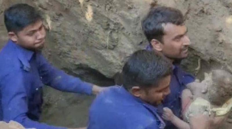 An innocent 2-year-old boy fell into a borewell while playing