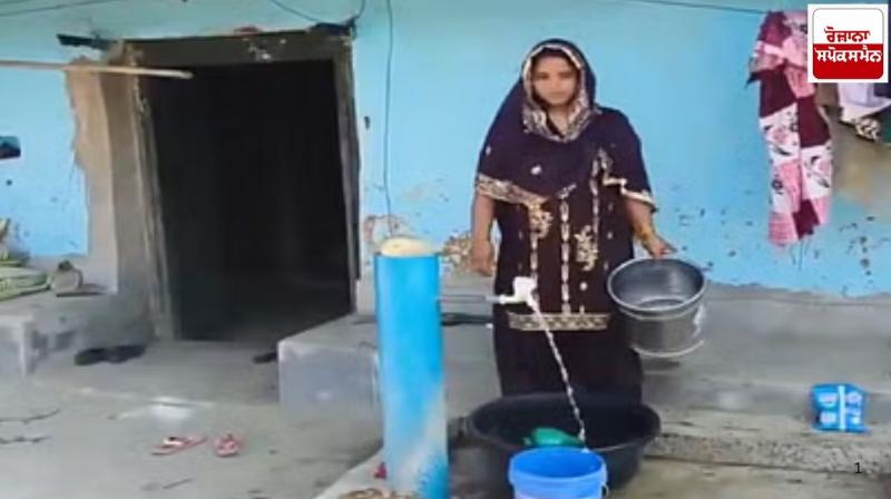 A village in the country that got clean water for the first time after independence