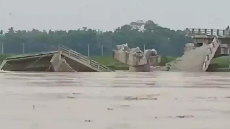 Bridge Collapse in Bihar News in punjabi 