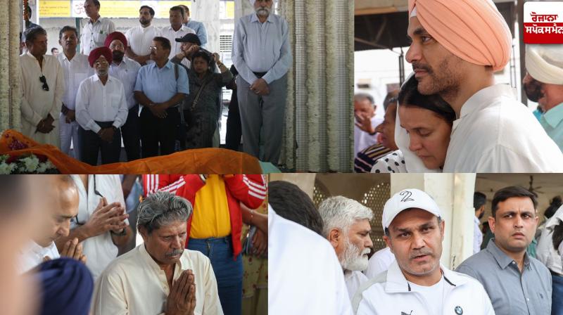 Cricket fraternity including Kapil, Sehwag attend last rites of legendary Indian spinner