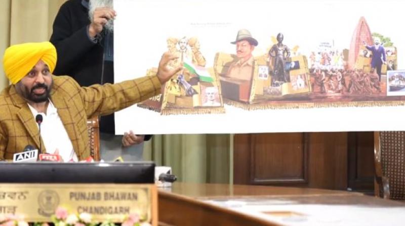 CM Mann's attack on the center on the tableau case news in punjabi 