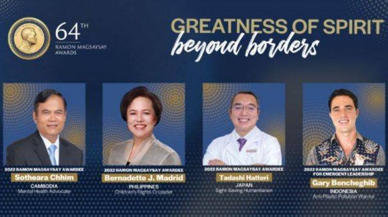 Prestigious Magsaysay Awards 2022