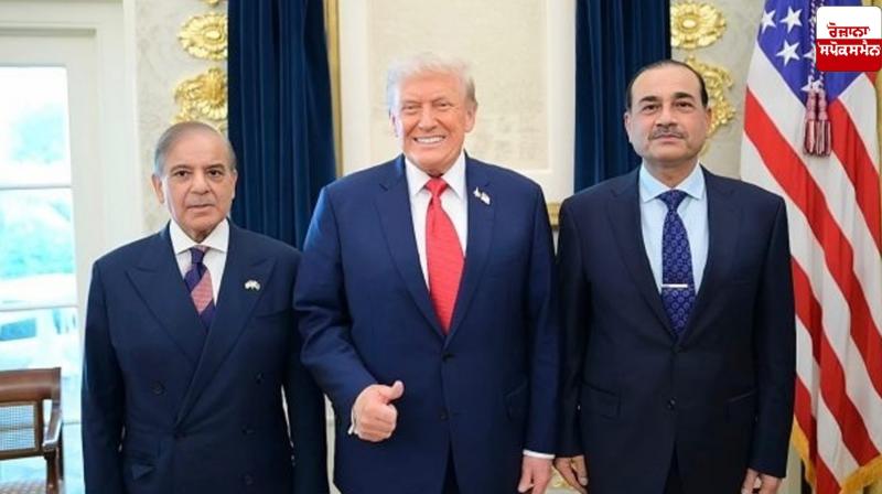 Donald Trump meets Shahbaz Sharif and General Asim Munir