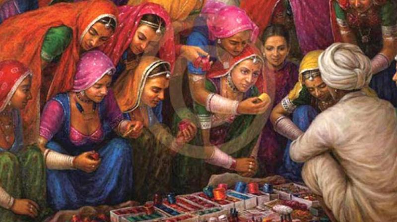 He came to Vanjara: He praised the beautiful Vangs and earned a lot of money with Vanjara. He walked around the streets sharing the joys of the Vangs...