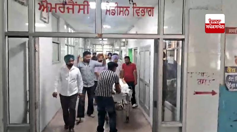 Firing on Aam Aadmi Party Sarpanch in Faridkot