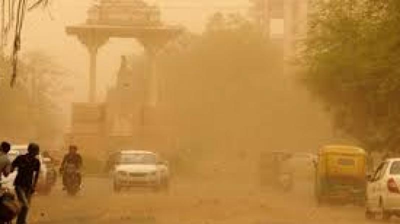 weather alert dust storm and thundershower likely to hit delhi ncr on sunday
