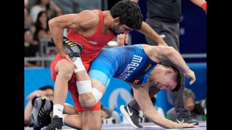  Indian wrestler Aman Sehrawat 