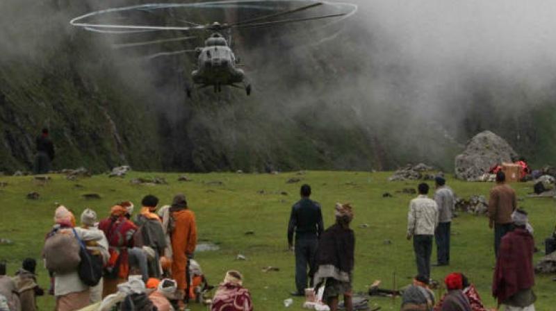 2,000 pilgrims stranded in Kedarnath, Uttarakhand: Army Chinooks and MI-17 helicopters deployed for rescue; 16 died in the state