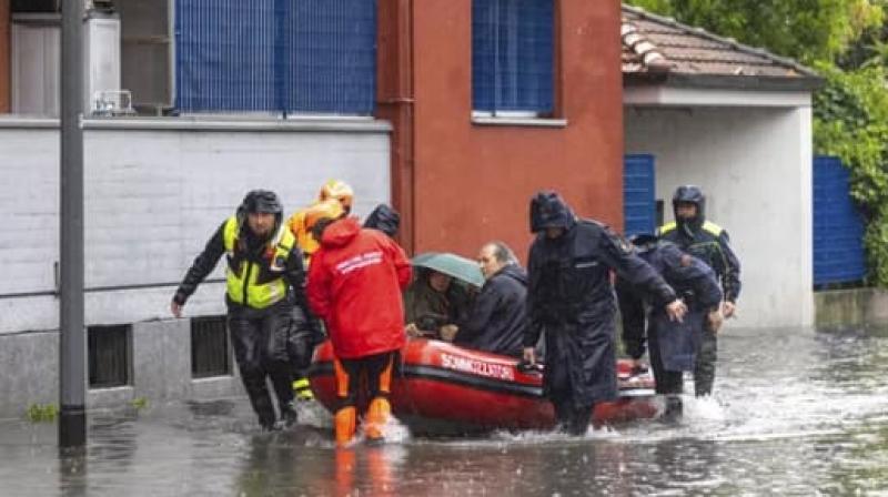 Northern Italy hit by severe flooding after heavy rain