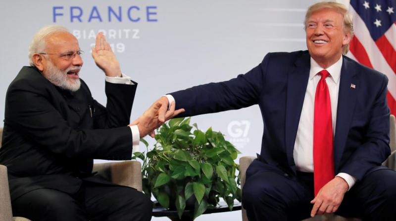 Donald Trump  and Narendra Modi