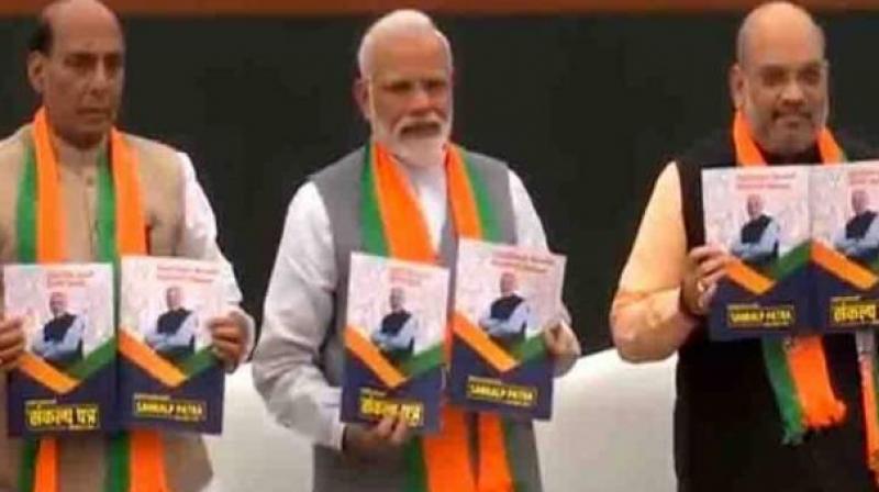 BJP declared Manifesto