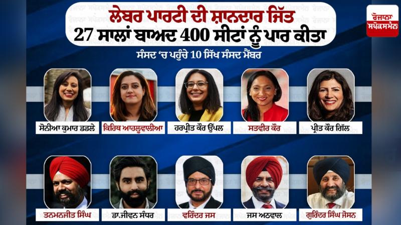 UK Elections Victory of labor party 10 sikh mps reached parliament