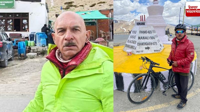Alok Bhandari of Tricity Conquers Leh at the Age of 62