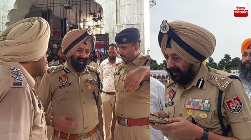 ਗੁਰਦੁਆਰਾ ਸ੍ਰੀ ਦੂਖਨਿਵਾਰਨ ਸਾਹਿਬ ਅਤੇ ਇਤਿਹਾਸਿਕ ਕਾਲੀ ਮਾਤਾ ਮੰਦਰ ਨਤਮਸਤਕ ਹੋਏ ਡੀਆਈਜੀ ਮਨਦੀਪ ਸਿੰਘ ਸਿੱਧੂ