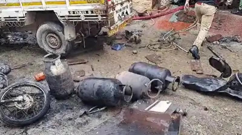 Jodhpur: Gas cylinder explosion