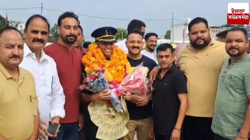 Tamanna Salaria, daughter of village Kataruchak, brought glory to her parents