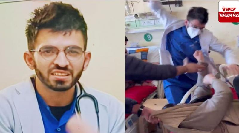 Doctors protest against the dismissal of Dr. Raghav Nirula in Himachal Pradesh