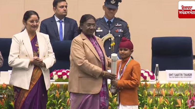Punjab's lion cub Shravan Singh receives Prime Minister's National Children's Award