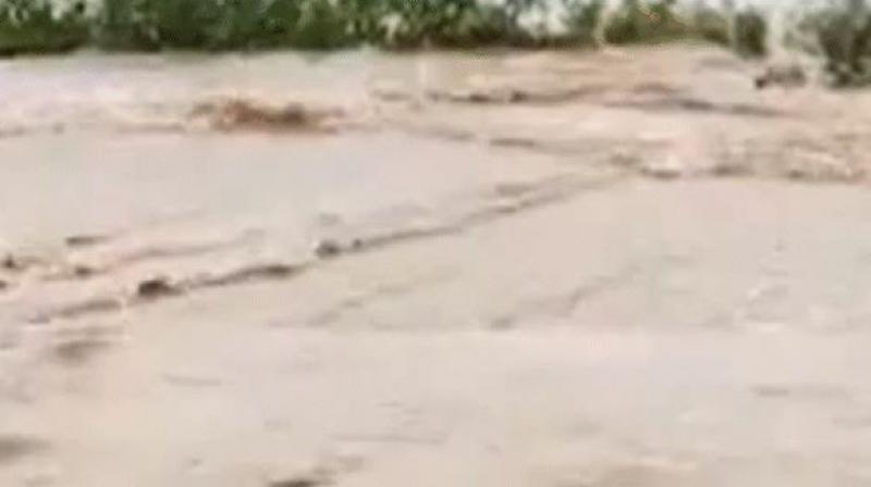 Sangrur-Delhi National Highway is broken