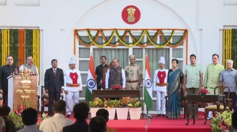 ਸਹੁੰ ਚੁੱਕ ਸਮਾਗਮ ਦੀ ਤਸਵੀਰ 