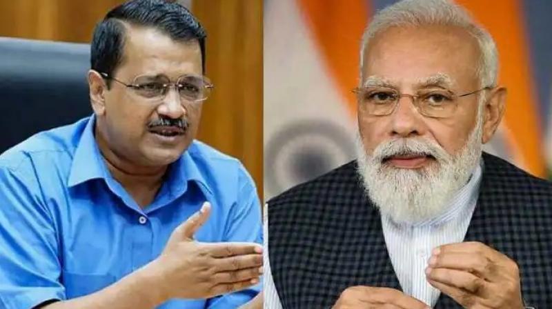 Arvind Kejriwal and PM Modi