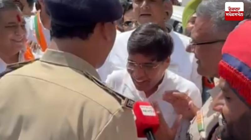 Police take into custody BJP leaders who were going to set up camps at various places in Punjab