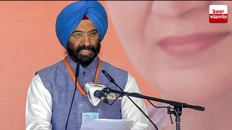 Manjinder Singh Sirsa takes oath as Cabinet Minister in Punjabi