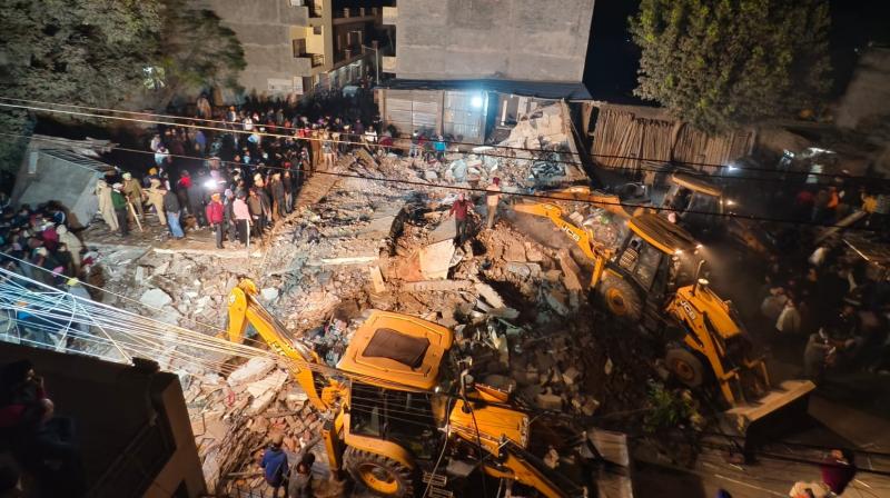 The case of a three-storey building falling in Sohana News