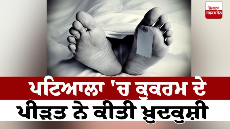 The victim of crime committed suicide in Patiala News in punjabi 