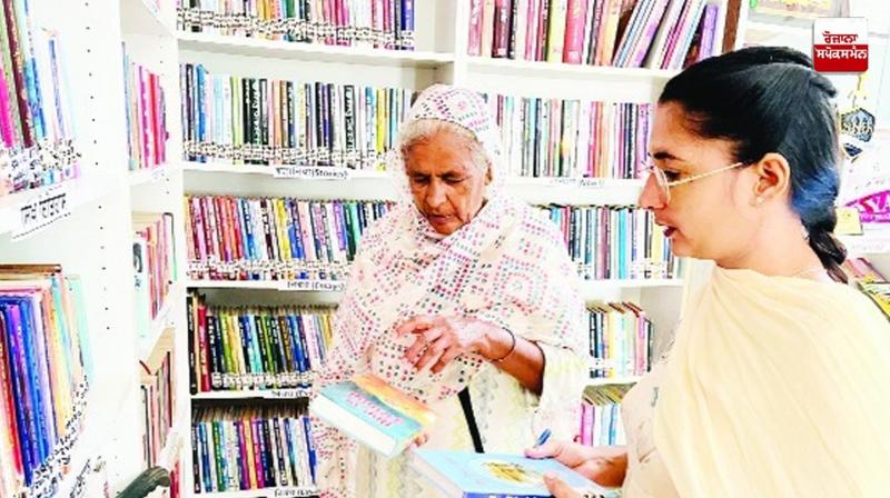 70-year-old woman from Ballo village has a passion for reading books