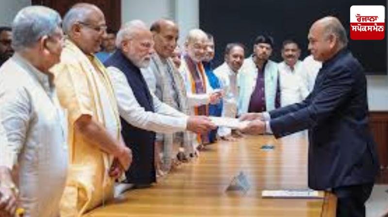 Vice Presidential Election: NDA candidate C.P. Radhakrishnan files nomination papers