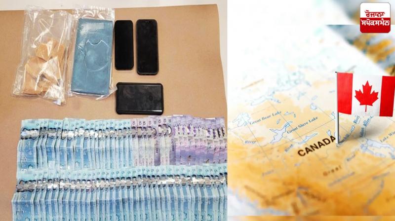 Cocaine worth 37.50 lakh dollars recovered from the truck of Punjabis in Canada