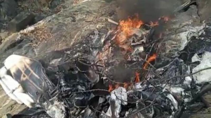 A major accident in Madhya Pradesh's Balaghat, a trainee plane crashed in the forest