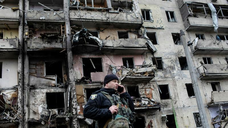 First Russian Troops Enter Ukraine Capital Kyiv