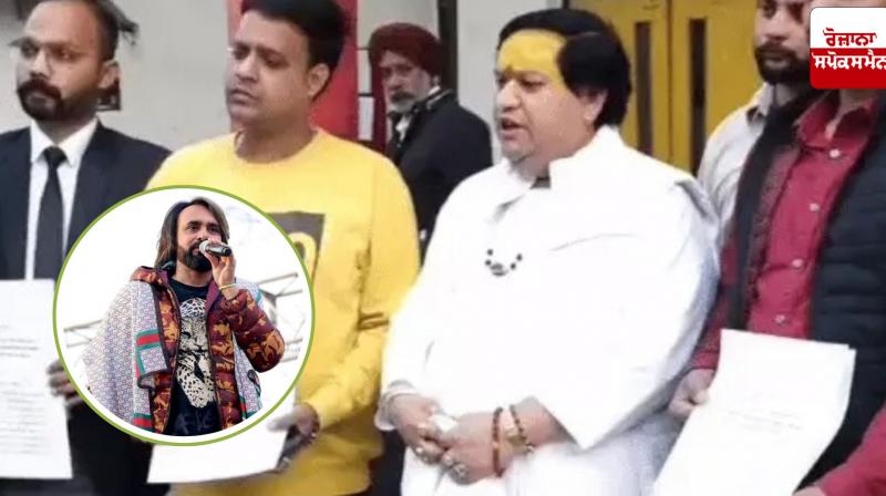 Punjabi singer Babbu Maan, embroiled in controversy, sang songs promoting weapons and alcohol during a show in Una