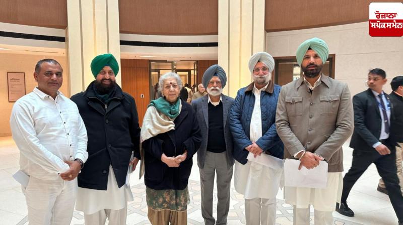 Senior Congress leaders from Punjab attended the inauguration ceremony of ‘Indira Bhawan’ in New Delhi