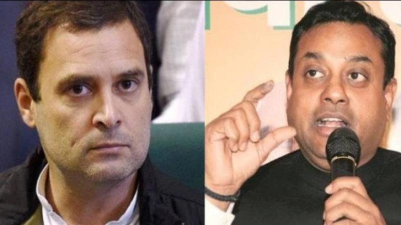 Rahul Gandhi, Sambit Patra 